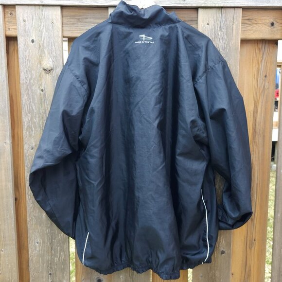 RARE CN Rail Windbreaker Jacket Men's Size XL 1/2 Zip PACKABLE Pullover - Picture 9 of 9